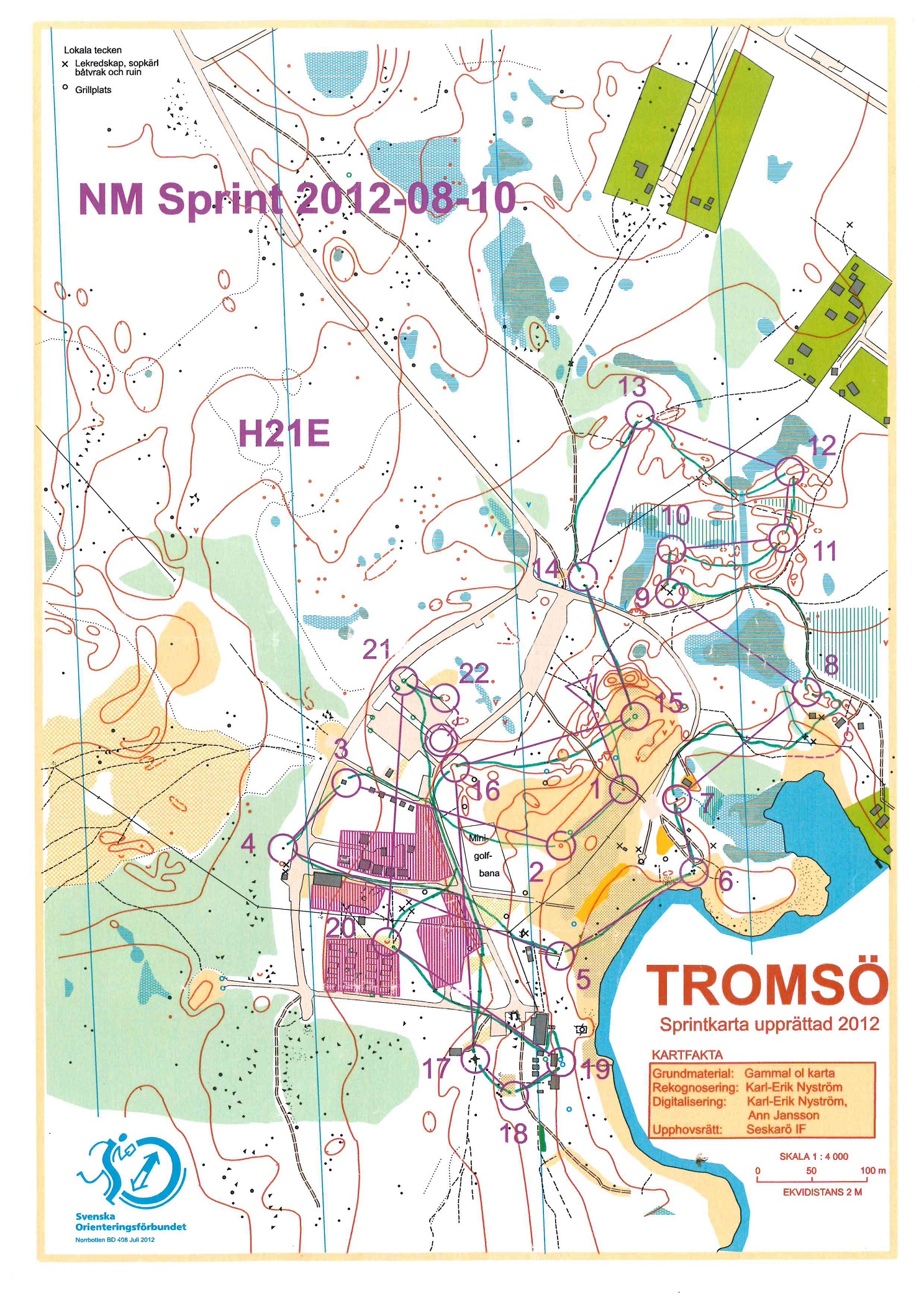 Norrlandsmästerskap, Seskarö, sprint (10/08/2012)