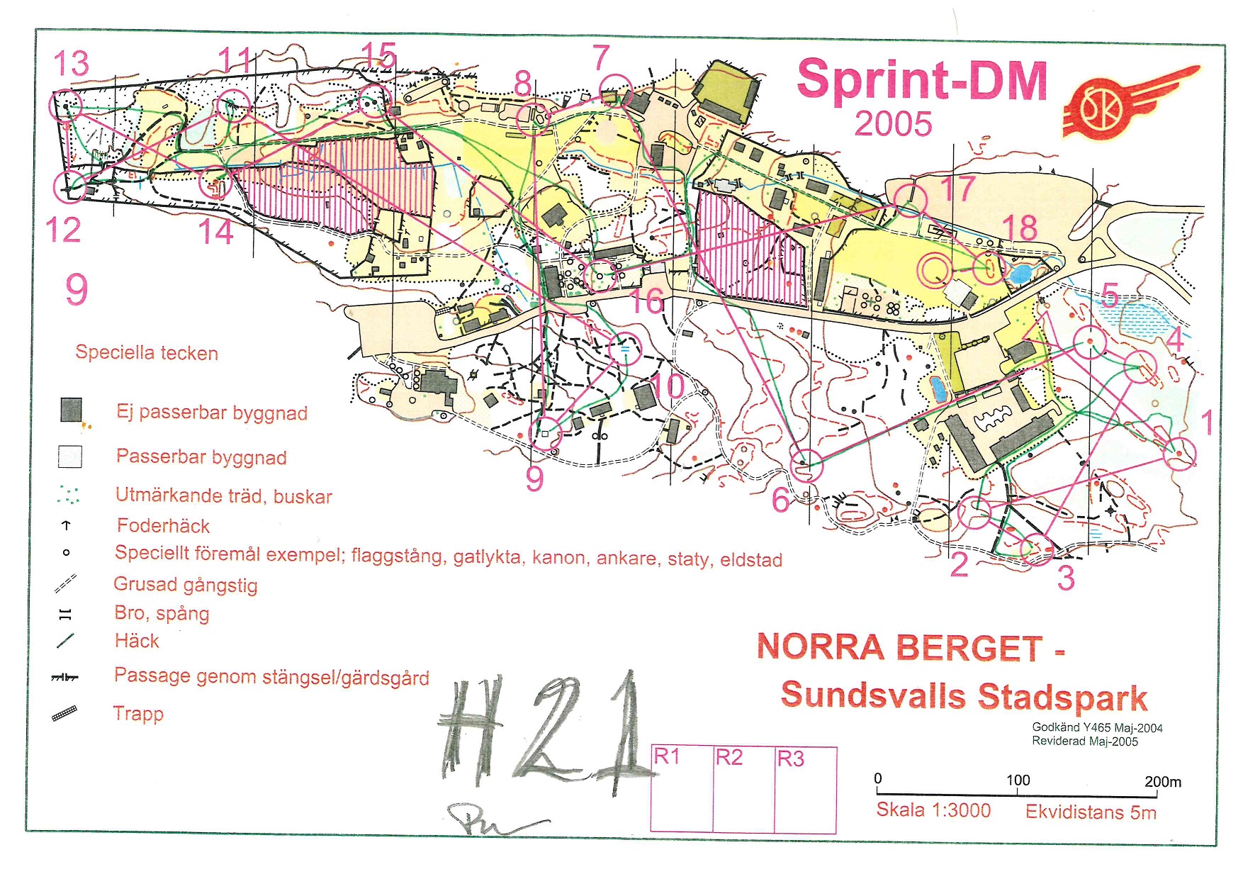 Sprint-DM, Norra Berget (01/06/2005)